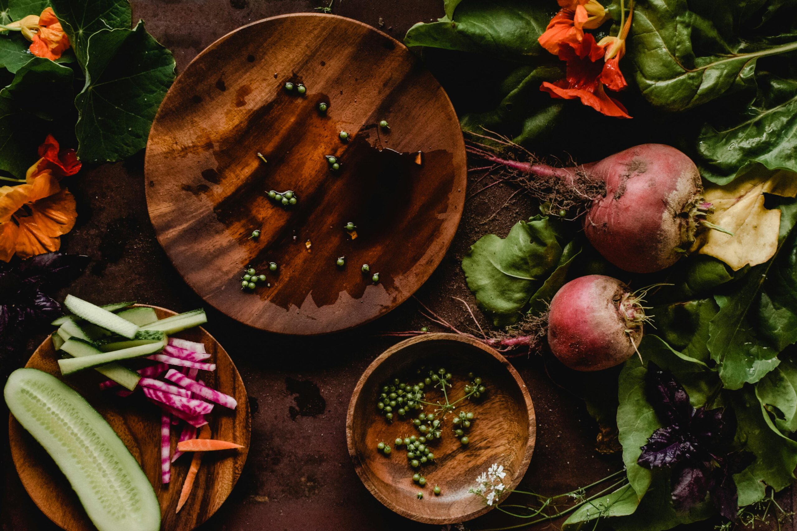 plan de travail légumes