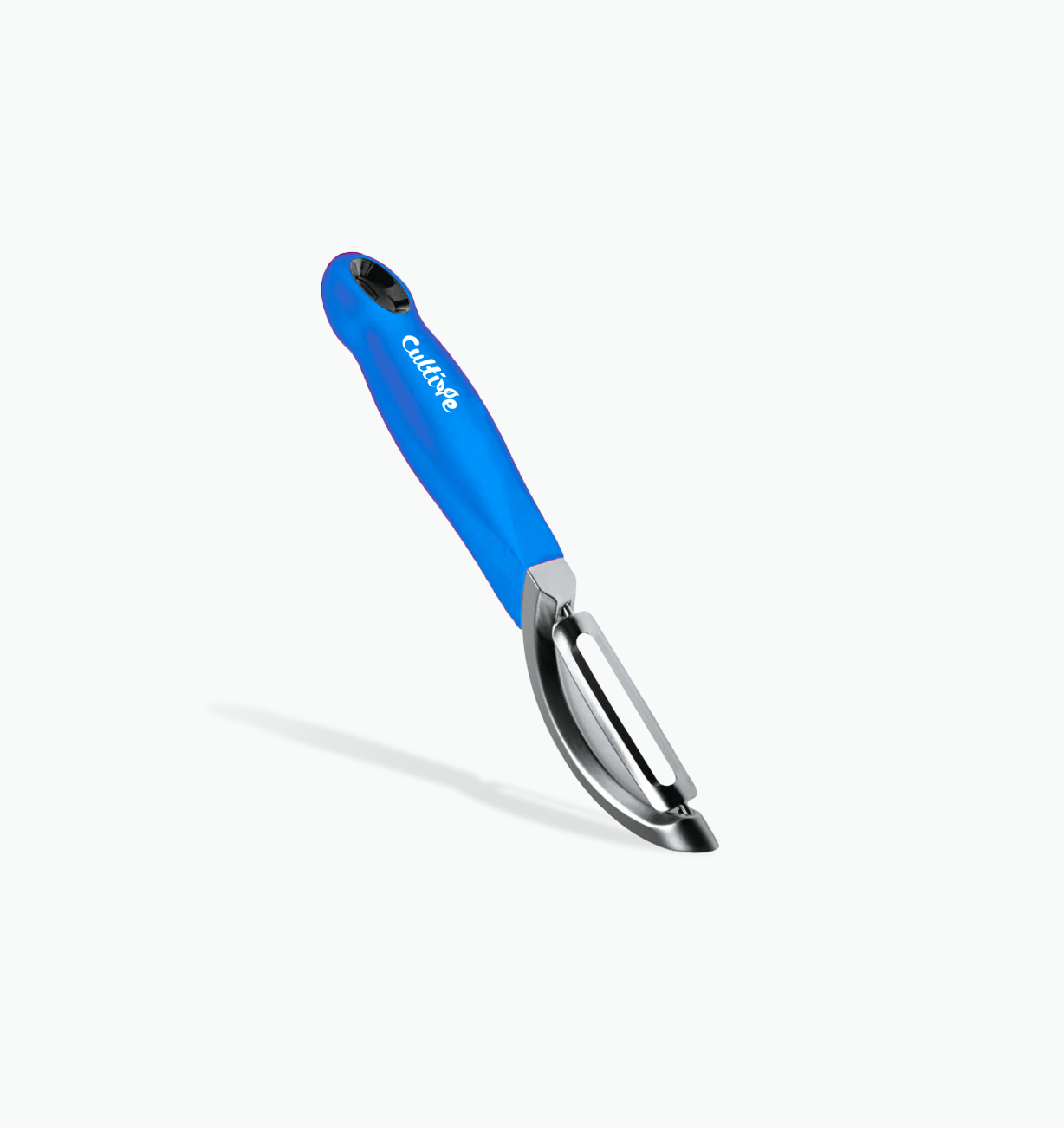 Économe bleu